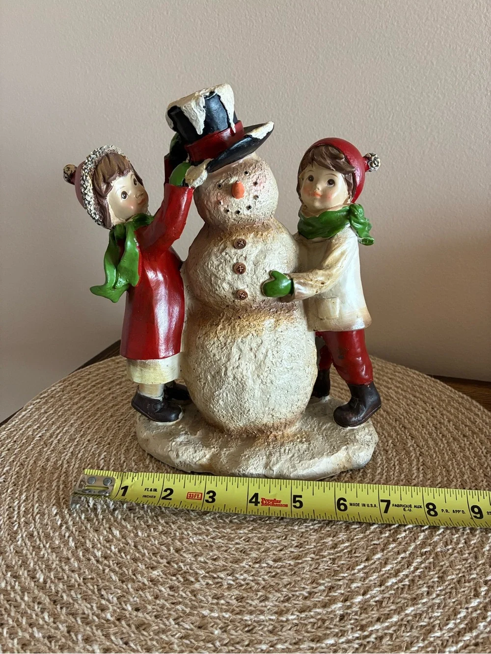 Hobby Lobby Children with Snowman Holiday Figurine